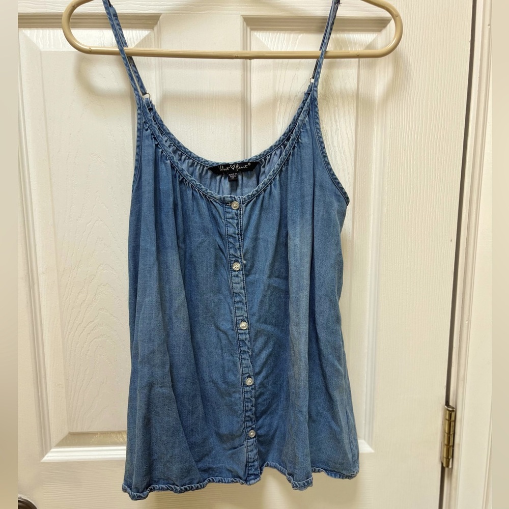 Denim tank top
